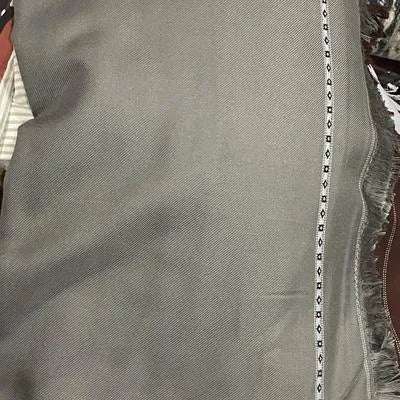 Luxurious 1 Pc Men's Plain Soft Wool Shawl in Grey colour